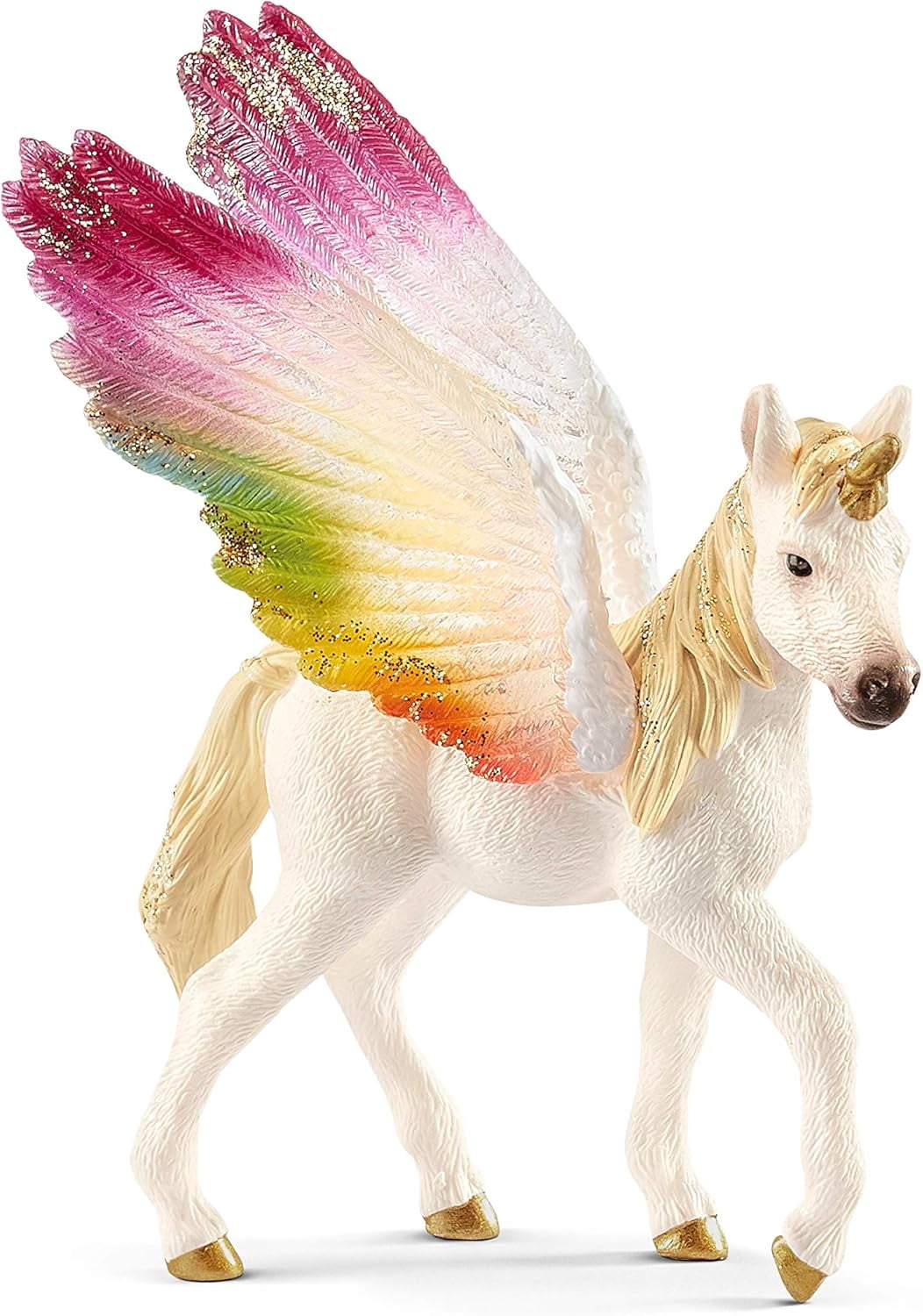 Schleich - Bayala: Winged Rainbow Unicorn Toy Figurine Educational Playset, 1 Pc