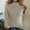 Bronze, variant on Women's Mock Neck Top Sweater Lightweight Long Sleeve Soft Knit Pullover Tops Plain Crew Neck Thin Jumper Soft Knit Sweater Elegant Warm Winter Sweater Wool Pullover Women Grey Xxl