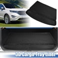 thumbnail image 2 of Cargo Trunk Tray Cargo Liner Rear Cargo Trunk Floor Mat Odourless Non Slip Waterproof Protector for Ford Edge 2015-2022, 2 of 7
