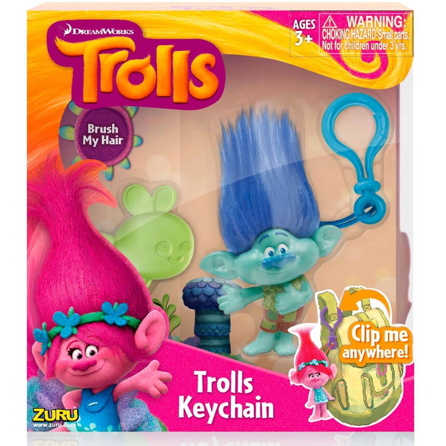 Trolls Medium Key Chain, True Color Branch - Walmart.com