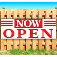 thumbnail image 1 of Now Open 13 oz Vinyl Banner With Metal Grommets, 1 of 4