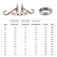 thumbnail image 3 of 100 Stainless Steel Fishing Split Rings 25LB-350LB Heavy Saltwater Duty Big Game, 3 of 9