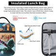 thumbnail image 3 of Lsque Chucky Pattern Insulated Lunch Bag – Lunch Box with Thick Insulation & Food-Grade PEVA Lining, Functional Compartments & Detachable Handle, 3 of 7