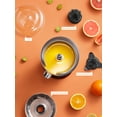 thumbnail image 3 of Electric Citrus Juicer, Orange Juicer Machine with 2 Size Cones, Stainless Steel Citrus Press Juicer for Orange Lemon, 3 of 10
