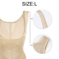 thumbnail image 2 of Unique Bargains Women Shapewear Tummy Control Full Bust Body Shaper Butt Lifter Thigh Slimmer Mesh Belt Beige Size L, 2 of 6