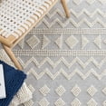 thumbnail image 6 of SAFAVIEH Natura Athens Southwestern Area Rug, Ivory/Light Blue, 6' x 6' Round, 6 of 8