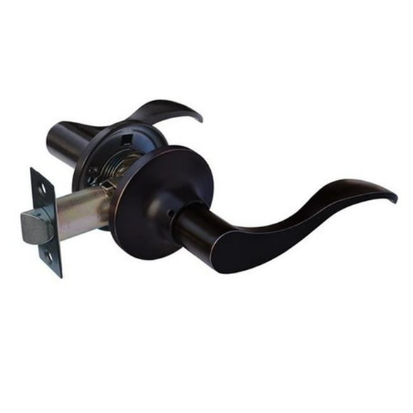 Constructor Prelude Passage Lever Door Lock with Knob Handle Lockset- Oil Rubbed Bronze