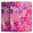 thumbnail image 2 of DesignSkinz White Polka Dots Over Pink Watercolor Grunge Full-Body Skin Decal Wrap Cover for iPad Pro 9.7" (A1673/A1674/A1675), 2 of 4