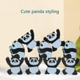 thumbnail image 5 of Juguete interactivo del rompecabezas del juego de madera de la panda linda del niño azul 12pcs, 5 of 5