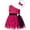 #10 Hot Pink, variant on Kogui Unisex Caveman Fancy Sundress Halloween Theme Cosplay Outfit For Photo Shooting Party (Hot Pink, 7-8 Years)