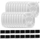 thumbnail image 1 of Bravelk Filtro de fuente de agua para gatos, paquete de 16 filtros de repuesto y paquete de 16 esponjas de prefiltro de repuesto para fuente automática para mascotas de 95 oz/2,8 l, fuente de agua par, 1 of 1