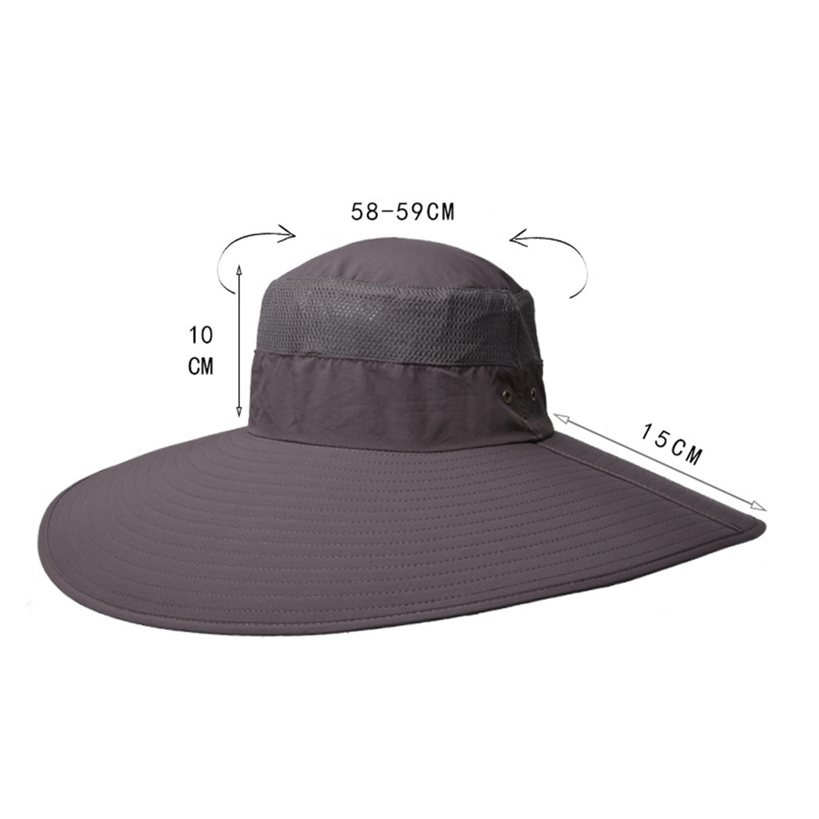 Cheers.US Super Wide Brim Sun Hat-UPF50+ Waterproof Bucket Hat for