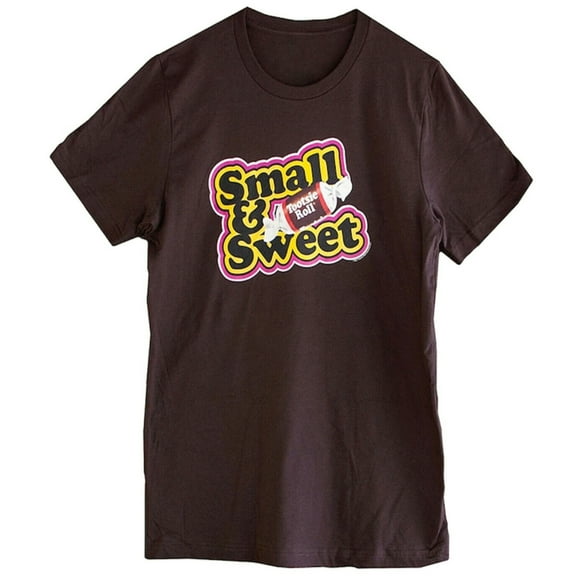 Retro Candy Small & Sweet Tootsie Roll Junior Women's T-Shirt (XL)