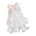 thumbnail image 3 of Bridal Hair Bow Bride Hair Pieces Headband Bride Hair Accessories for Party Exquisite Stylish Lightweight Fashionable, 3 of 8