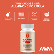 Core Strength Daily Health Management Support, CoreStrength Maximum Overall Health Supplement (60 Capsules)