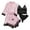 A-Light Pink, variant on Wxolcjlv Womens Nightgown 4 Piece Lace Satin Strap With Robe Pajama Dress Ladies Comfy Loungewear Sleep Dress,L
