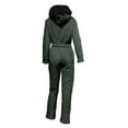 thumbnail image 7 of qucoqpe Womens Onesie Ski Suits Winter Outdoor Sports Warm Jumpsuit Fashion Windproof Waterproof Hooded Snowsuit with Zipper Pockets, 7 of 7
