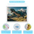 thumbnail image 6 of Diamond Art Kits for Adults, Cute Green Dinosaur Blue SkyDiamond Painting Kits for Beginners, Frameless Round 5D Full Drill Diamonds Art Pictures Gem Art Crafts Home Decor Gifts, 6 of 8