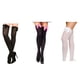 thumbnail image 5 of Minnieouse Medias largas opacas por encima de la rodilla para mujer, medias finas hasta el muslo, sexys y elásticas, con lazo negro a la moda Type2 NO2, 5 of 6