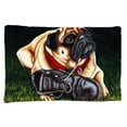 thumbnail image 1 of Carolines Treasures AMB1382PILLOWCASE Cluster Buster the Pug Fabric Standard Pillowcase, 1 of 2