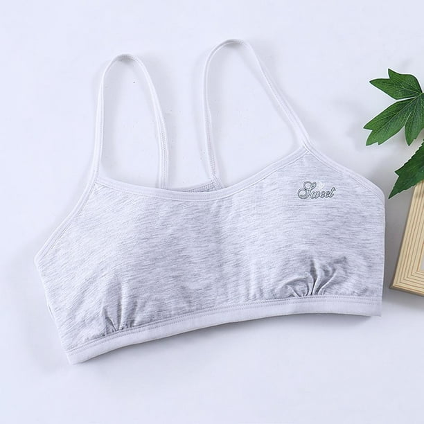 Young Girls Breathable Bra Training Bra Sports Bra for Activity