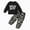 H195-Black, variant on TOWED22 Toddler Baby Boys Clothes Print Graphic Long Sleeve Sweatshirt Top Casual Pants Set 2Pcs Fall Winter Outfits