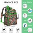 thumbnail image 6 of Small Floral Pattern Lightweight Backpack for Commuters, 6 of 6