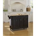 thumbnail image 2 of Hawthorne Collections 49" Wood Top Kitchen Cart in Black, 2 of 2