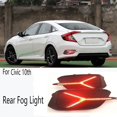 thumbnail image 2 of 1 par de luces de señal de giro de freno de coche para Honda Civic 10. ° X 2016-2021, 2 of 5