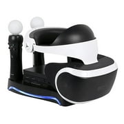 Second Generation 4 in 1 PS4 PS Move VR Charging Storage Stand PSVR Headset Bracket for PS VR Move Showcase
