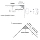 thumbnail image 5 of Alarma de gasDispositivo de detección de humo inalámbrico inteligente Tuya Zigbee Detector de alerta de humo en el hogar de inducción de 360 ° Alarma de luz de sonido y notificación de mensajes corto Irfora Alarma de gas, 5 of 7