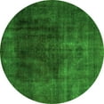 thumbnail image 1 of Ahgly Company Indoor Round Persian Green Traditional Area Rugs, 5' Round, 1 of 1
