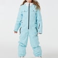 thumbnail image 2 of Rohuuque Kid's Snowsuits Boys Ski Suits Jackets Girls Waterproof Coats Jumpsuits Winter Snowboarding Outdoor 7 Years Blue, 2 of 8