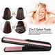 thumbnail image 3 of 2 In 1 Usb Cordless Hair Straightener Splint Hair Styling Curler Pink Curling Portable Travel Dorm For Student Unique Gift, 3 of 5