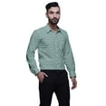 thumbnail image 3 of BESTMAN Printed Cotton Shirts For Men Long Sleeve Slim Fit Formal Shirt For Boy, 3 of 5