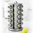 thumbnail image 3 of Kamenstein 20 Jar Revolving Stainless Steel Spice Rack, 3 of 3
