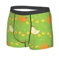 thumbnail image 2 of Daiia Funny Chicken Men's Underwear Boxer Briefs, Cotton Stretch Moisture-Wicking Underwear-X-Large, 2 of 9