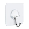 thumbnail image 3 of Ganchos Adhesivos para Colgar Ganchos de Pared Resistentes Ganchos Autoadhesivos para Toallas y Abrigos Ganchos Transparentes Impermeables Paquete de 12, 3 of 5