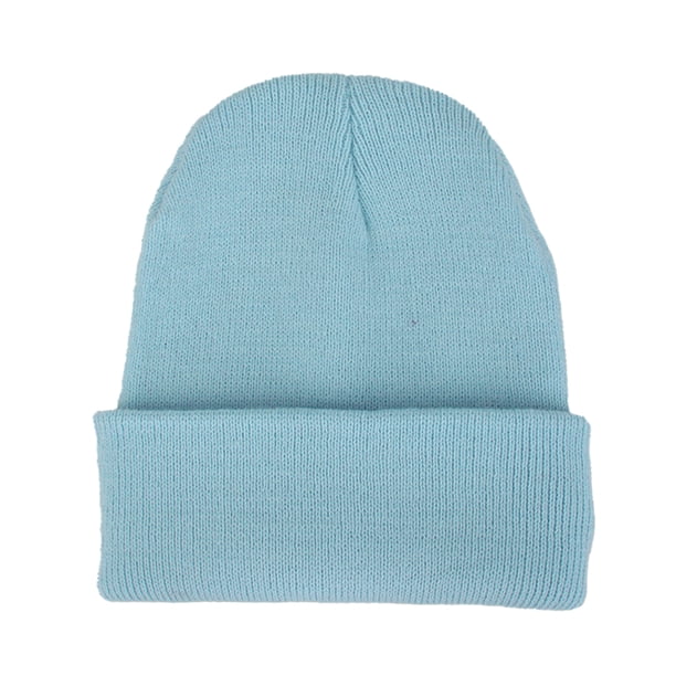 Minnieouse Gorros Beanie Gorros de punto Unisex Skullcap manga hilo multifuncional a prueba de viento accesorios para el cabello para deportes al aire libre Sombreros Azul claro Minnieouse AP010147-03