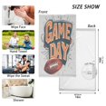 thumbnail image 6 of Yayeee 100% Cotton Hand Towels for Bathroom 16" x 28" Soft Absorbent Kitchen Towel, Game Day, 6 of 7