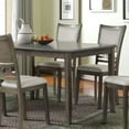 thumbnail image 4 of Cosmic Homes 7 Pcs Dining Table Set for 6 Grey | Modern Dining Chairs Set of 6 & Dining Room Table | Table a Manger, Chaise de Cuisine | Table and Chairs Set Kitchen | Grey Kitchen Table Set, 4 of 7