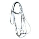 thumbnail image 4 of Brida para caballo con riendas, arnés de cuerda para montar a caballo, cómodo y versátil, de acero inoxidable. blanco 135 cm, 4 of 9