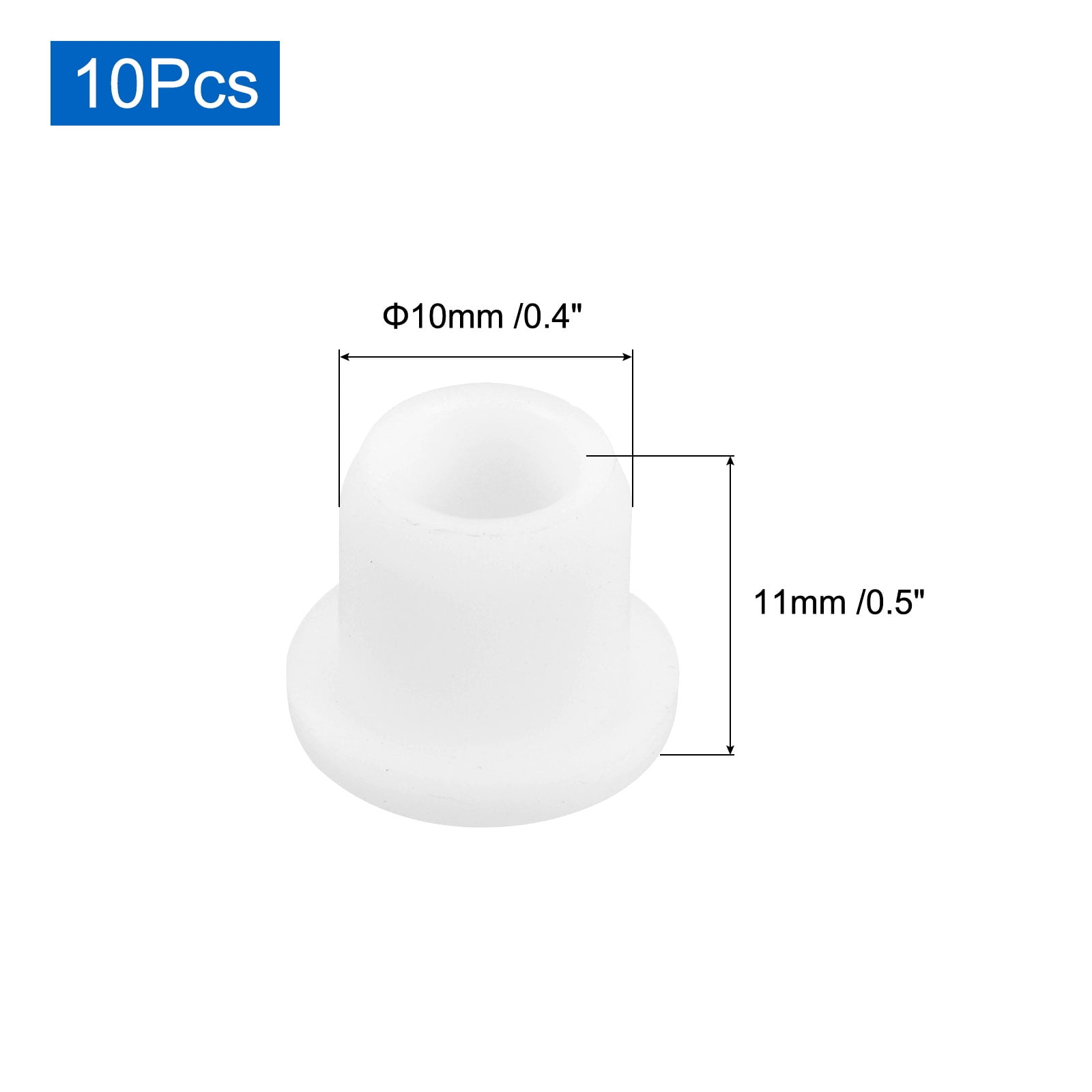 Unique Bargains Reusable Solid Silicone Stopper Replacement Plug for Salt Shakers 0.39"