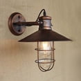 thumbnail image 6 of Litfad Antique Retro Copper Sconces Vintage Rustic LED Wall Light Fixture Outdoor in Rust, 6 of 6