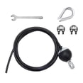 thumbnail image 1 of jinwen Gym Replacement Cable Fitness Pulley Cable for Exercise Workout LAT Pulldown 1.8m, 1 of 9