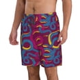 thumbnail image 2 of Goofa Colorful Snake Printed Mens Swim Trunks Summer Quick Dry Short Beach Swimwear Bathing Suits-3X-Large, 2 of 9