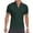 01Dark Green, variant on HAOMEILI Men's Long/Short Sleeve Polo Shirts Quarter-Zip Casual Slim Fit Mock Neck Basic Designed Cotton Shirts