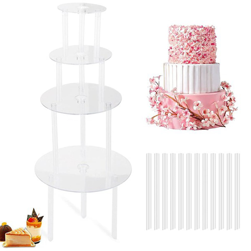 Bakewareind Cake Tier base support stand with dowels ,3 tier