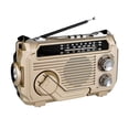thumbnail image 1 of 2026 new Solar Hand Crank Emergency Radio, Bluetooth 5.2 Speaker with AM FM SW 3 Band Reception, 3W Powerful Audio and Power Bank, Portable Multifunctional Radio, 1 of 8