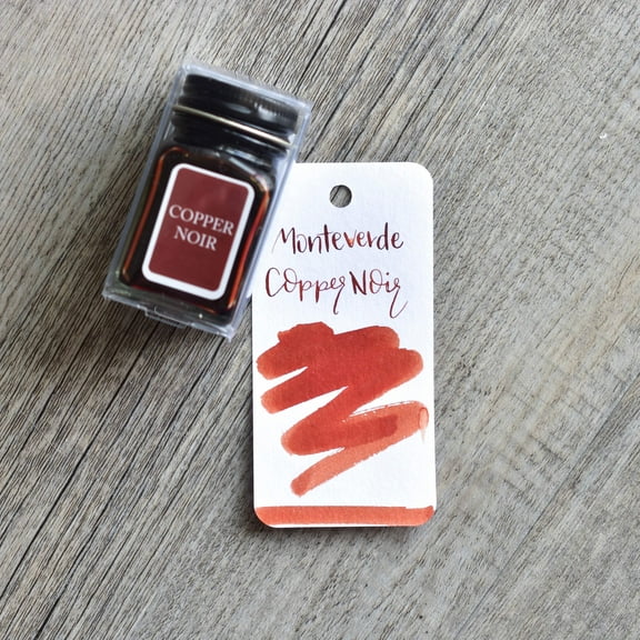 Monteverde Ink Bottle - Copper Noir